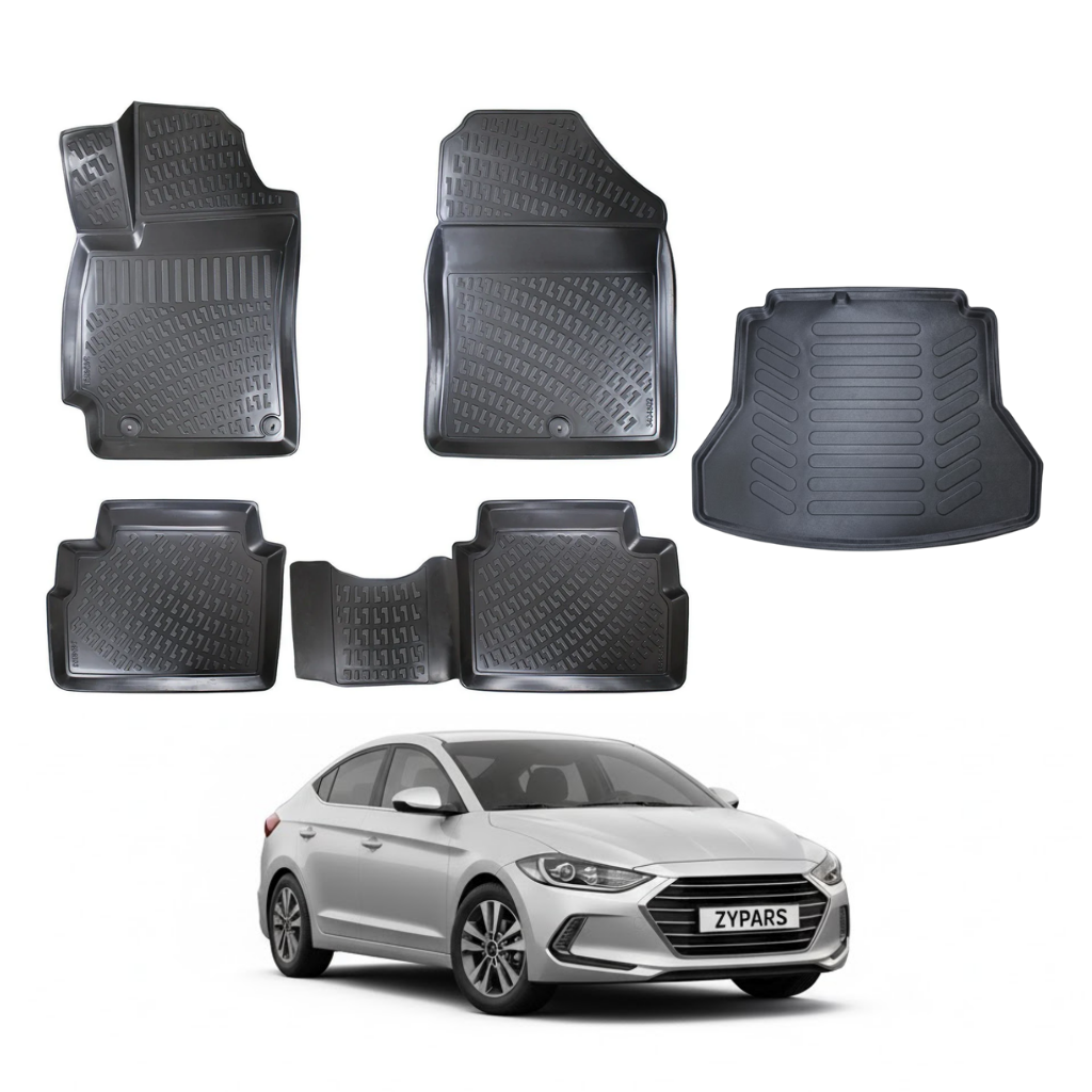 Hyundai Elantra Floor Mats and Cargo Liner 2015-2020