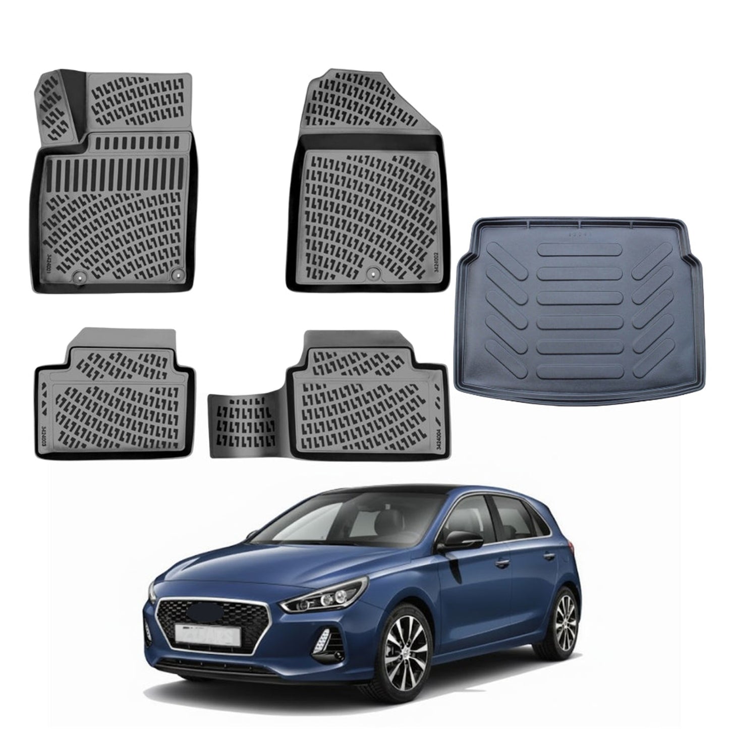 Hyundai i30 Floor Mats and Cargo Liner 2016-2026 - Auto Accessory
