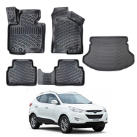Hyundai ix35 Floor Mats and Cargo Liner 2009-2015, All Weather TPE Front, Rear & Cargo Set