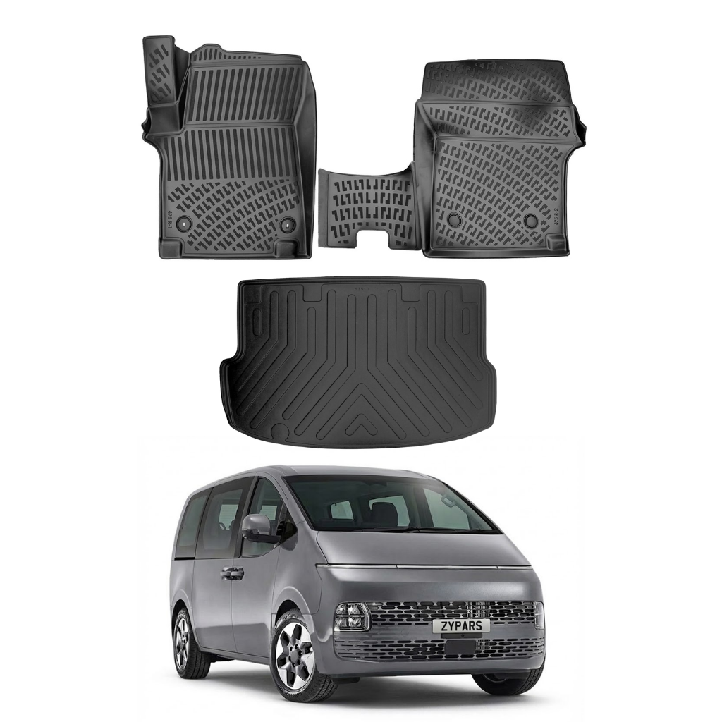 Hyundai Staria Floor Mats and Cargo Liner 2022-2026