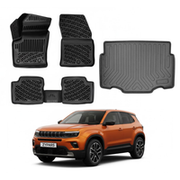 Jeep Avenger Floor Mats and Cargo Liner 2023-2026, All Weather TPE Front, Rear & Cargo Set