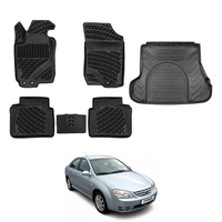 Kia Cerato Floor Mats and Cargo Liner 2004-2009, All Weather TPE Front, Rear & Cargo Set