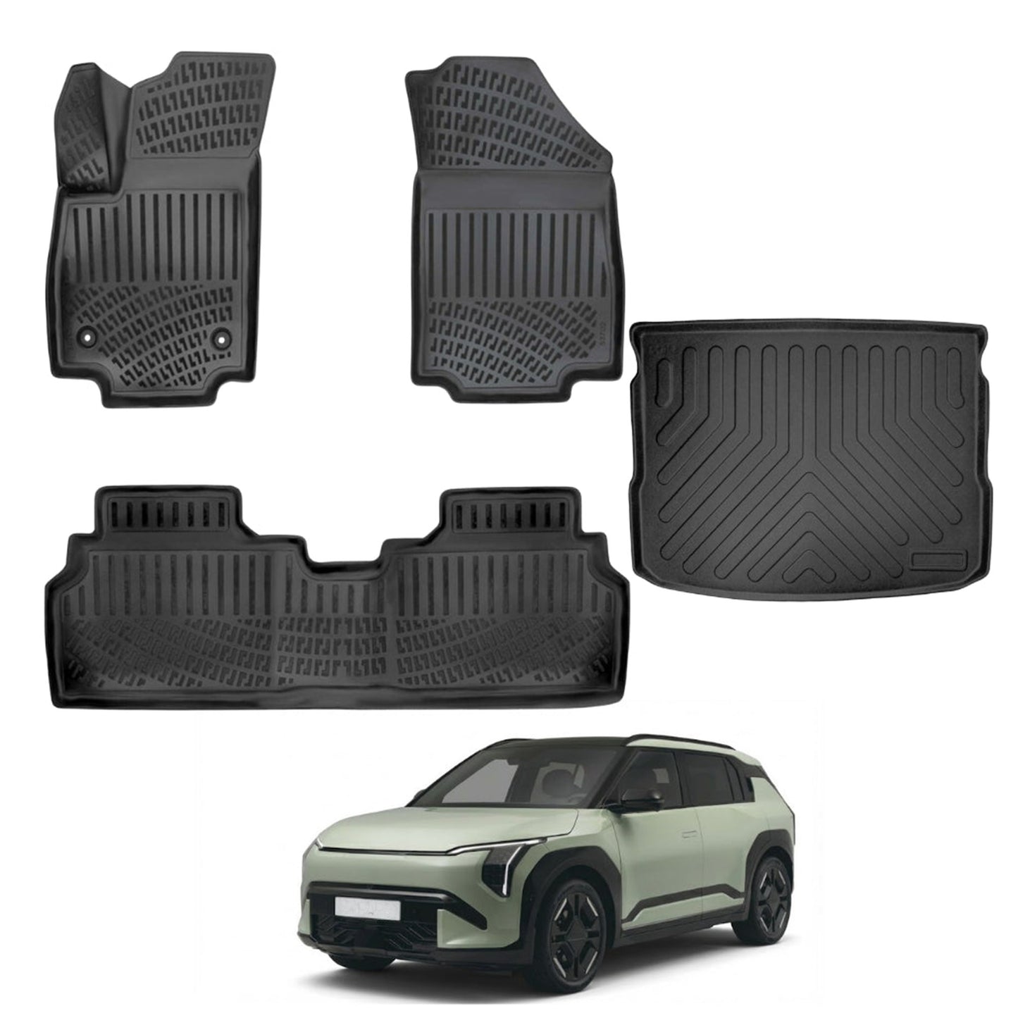 Kia EV3 Floor Mats and Cargo Liner 2024-2026 - Auto Accessory