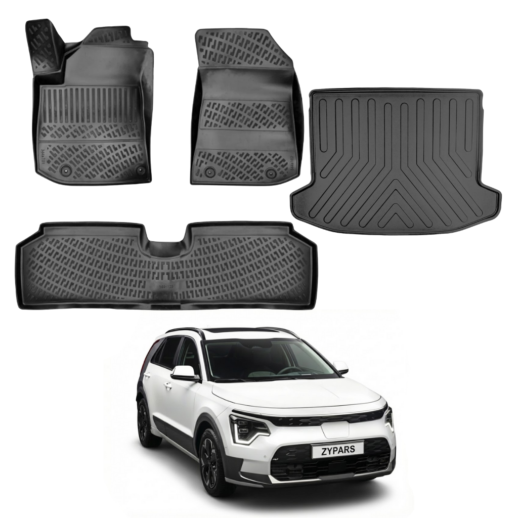 Kia Niro Floor Mats and Cargo Liner 2022-2026 - Auto Accessory SKU: 4648