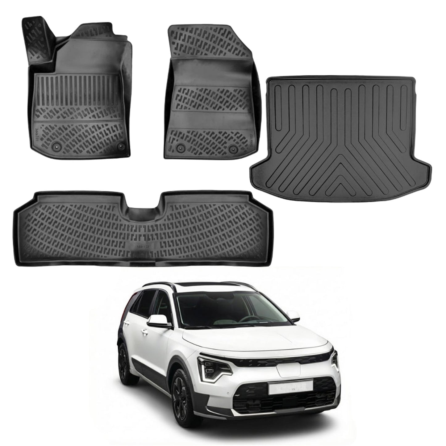 Kia Niro Floor Mats and Cargo Liner 2022-2026 - Auto Accessory SKU: 4648