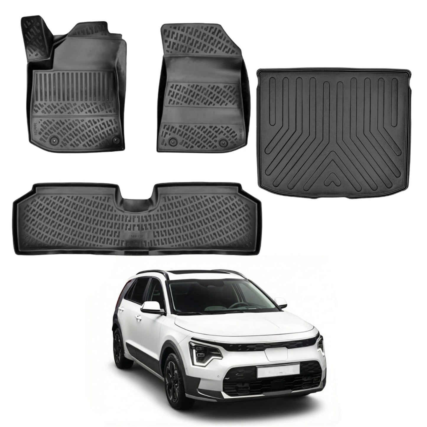 Kia Niro Floor Mats and Cargo Liner 2022-2026 - Auto Accessory SKU: 4649