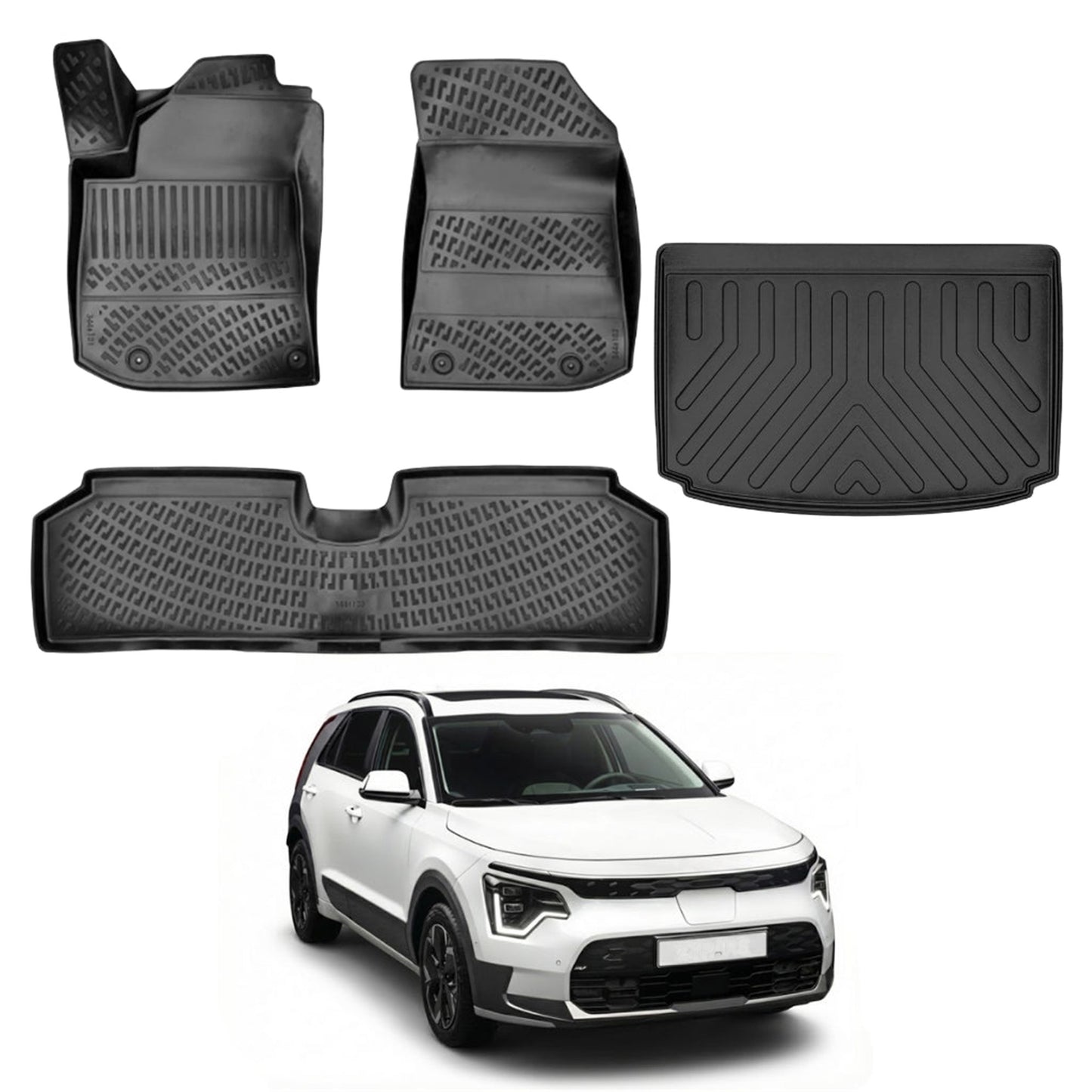 Kia Niro Floor Mats and Cargo Liner 2022-2026 - Auto Accessory SKU: 4650