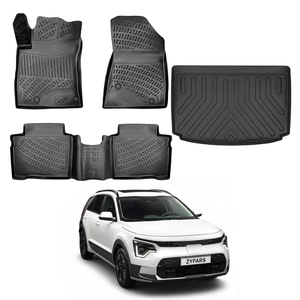 Kia Niro Floor Mats and Cargo Liner 2022-2026 - Auto Accessory SKU: 4651
