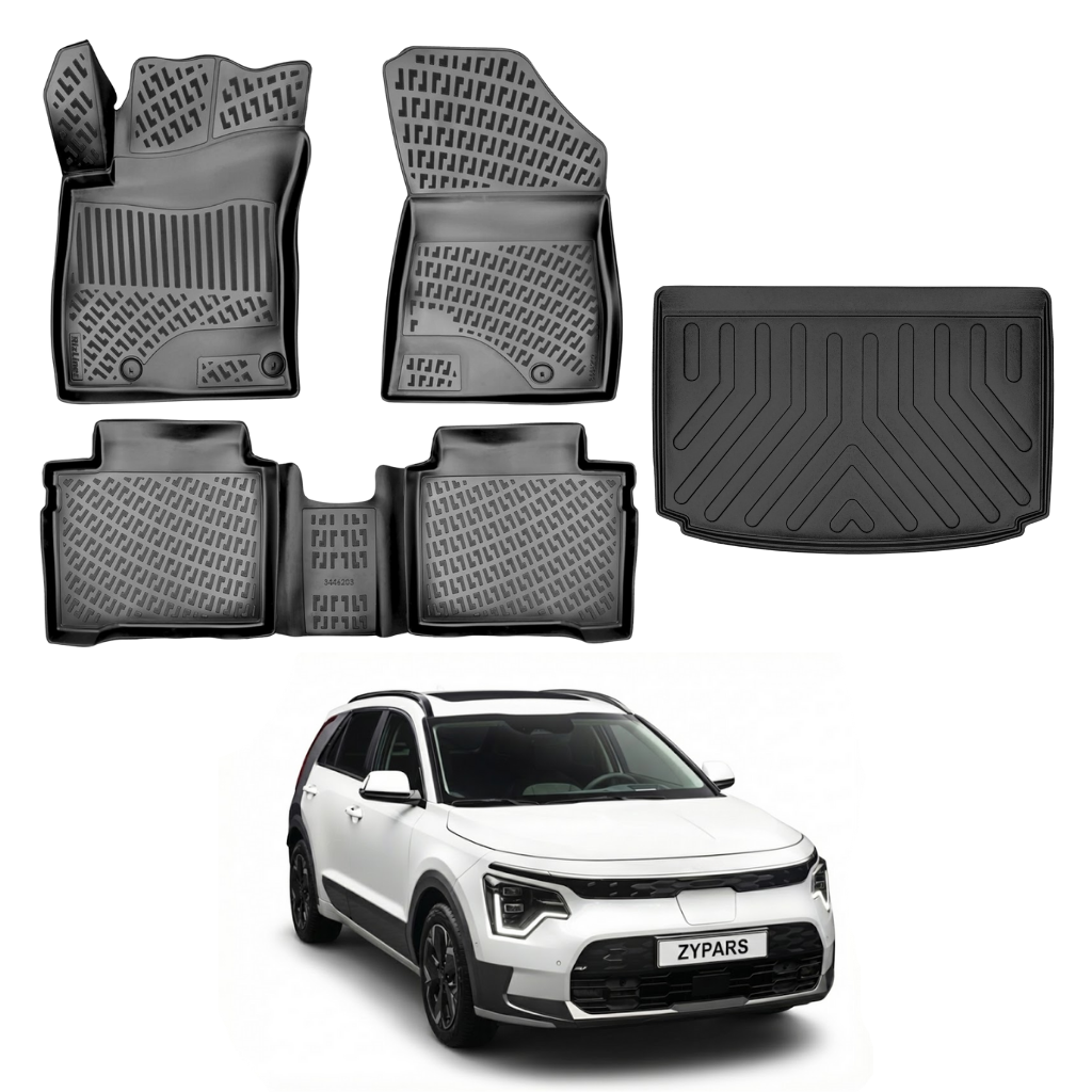 Kia Niro Floor Mats and Cargo Liner 2022-2026 - Auto Accessory SKU: 4653