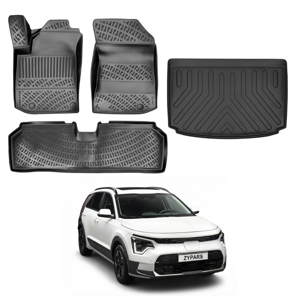 Kia Niro Floor Mats and Cargo Liner 2022-2026 - Auto Accessory SKU: 4656