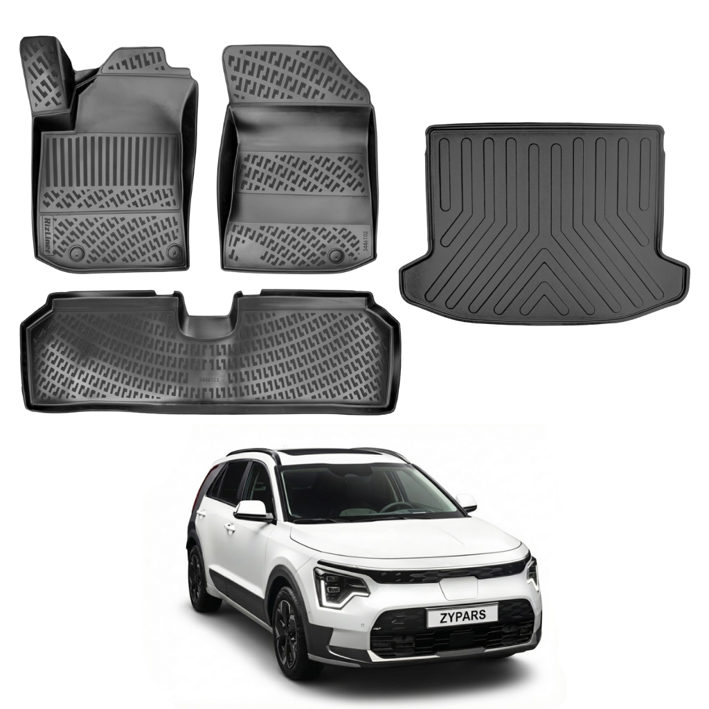 Kia Niro Floor Mats and Cargo Liner 2022-2026 - Auto Accessory SKU: 4657