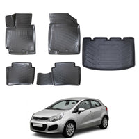 Kia Rio Floor Mats and Cargo Liner 2011-2017 - Auto Accessory