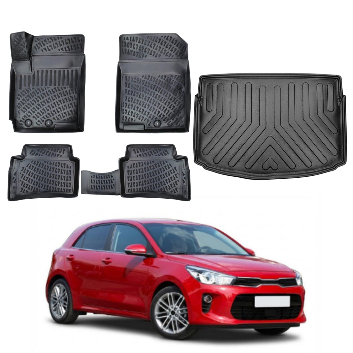 Kia Rio Floor Mats and Cargo Liner 2017-2026 - Auto Accessory