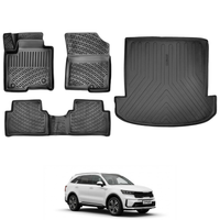 Kia Sorento Floor Mats and Cargo Liner 2021-2026 - Auto Accessory SKU: 4671
