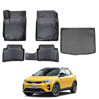 Kia Stonic Floor Mats and Cargo Liner 2017-2026, All Weather TPE Front, Rear & Cargo Set