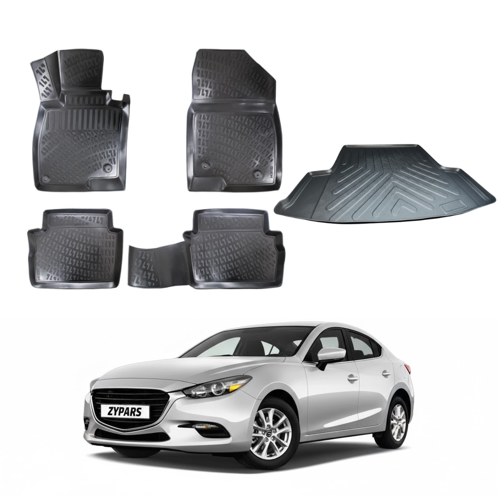 Mazda 3 Floor Mats and Cargo Liner 2013-2019