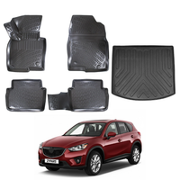 Mazda CX-5 Floor Mats and Cargo Liner 2012-2017, All Weather TPE Front, Rear & Cargo Set