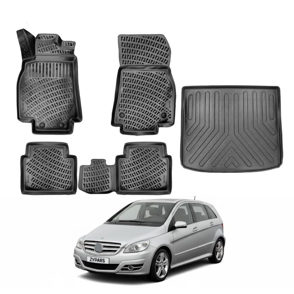Mercedes B Class W245 Floor Mats and Cargo Liner 2005-2011