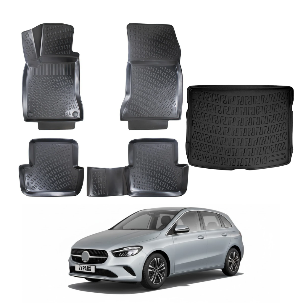 Mercedes B Class W247 Floor Mats and Cargo Liner 2018-2026 | Ehiltek Shop