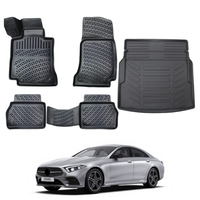 Mercedes CLS C257 Floor Mats and Cargo Liner 2018-2026, All Weather TPE Front, Rear & Cargo Set