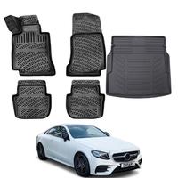 Mercedes E Class C238 Floor Mats and Cargo Liner 2017-2026, All Weather TPE Front, Rear & Cargo Set