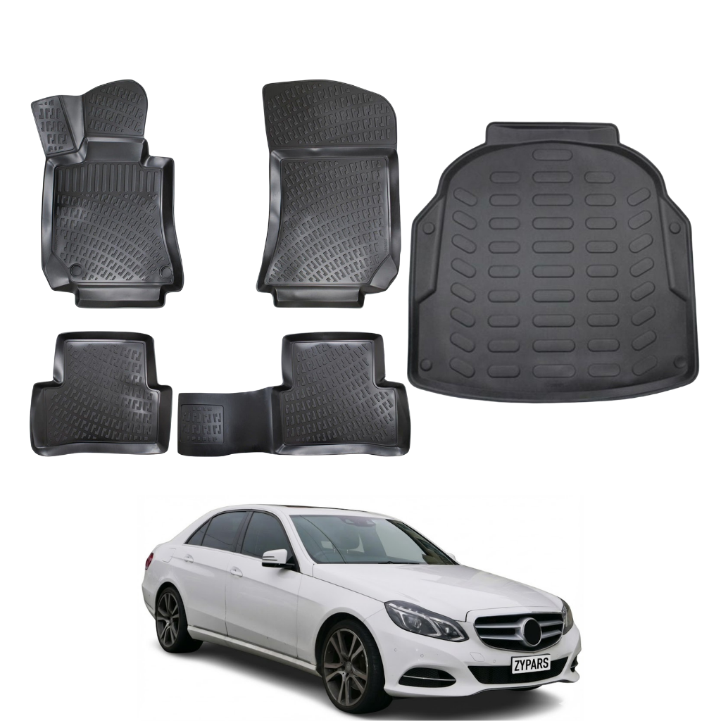 Mercedes E Class W212 Floor Mats and Cargo Liner 2010-2016 | Ehiltek Shop