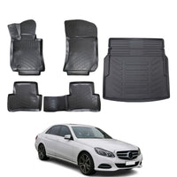 Mercedes E Class W212 Floor Mats and Cargo Liner 2010-2016 - Auto Accessory