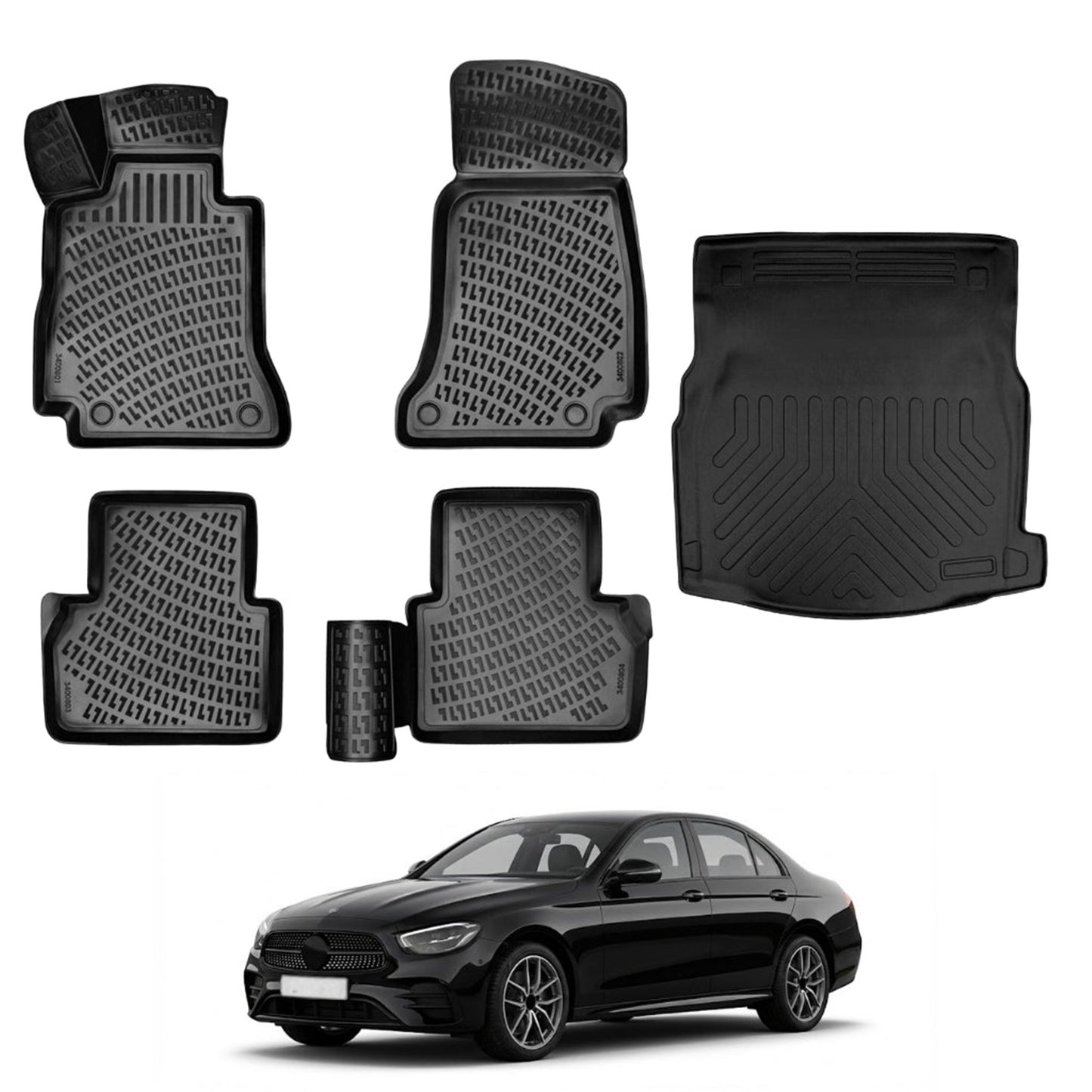 Mercedes E Class W213 Floor Mats and Cargo Liner 2017-2023 - Auto Accessory