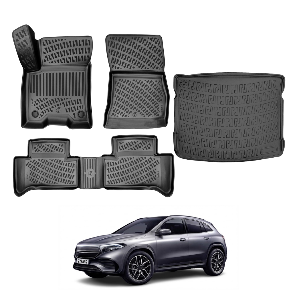 Mercedes EQA Floor Mats and Cargo Liner 2021-2026