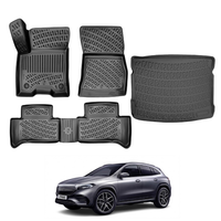 Mercedes EQA Floor Mats and Cargo Liner 2021-2026, All Weather TPE Front, Rear & Cargo Set
