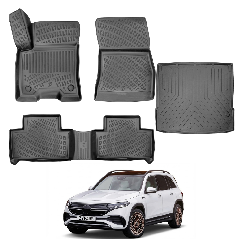 Mercedes EQB Floor Mats and Cargo Liner 2021-2026