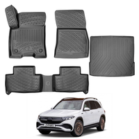 Mercedes EQB Floor Mats and Cargo Liner 2021-2026, All Weather TPE Front, Rear & Cargo Set