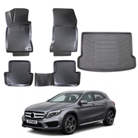 Mercedes GLA Floor Mats and Cargo Liner 2014-2020, All Weather TPE Front, Rear & Cargo Set