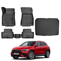 Mercedes GLA Floor Mats and Cargo Liner 2020-2026, All Weather TPE Front, Rear & Cargo Set