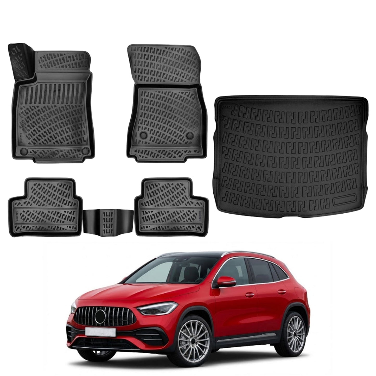 Mercedes GLA Floor Mats and Cargo Liner 2020-2026 - Auto Accessory