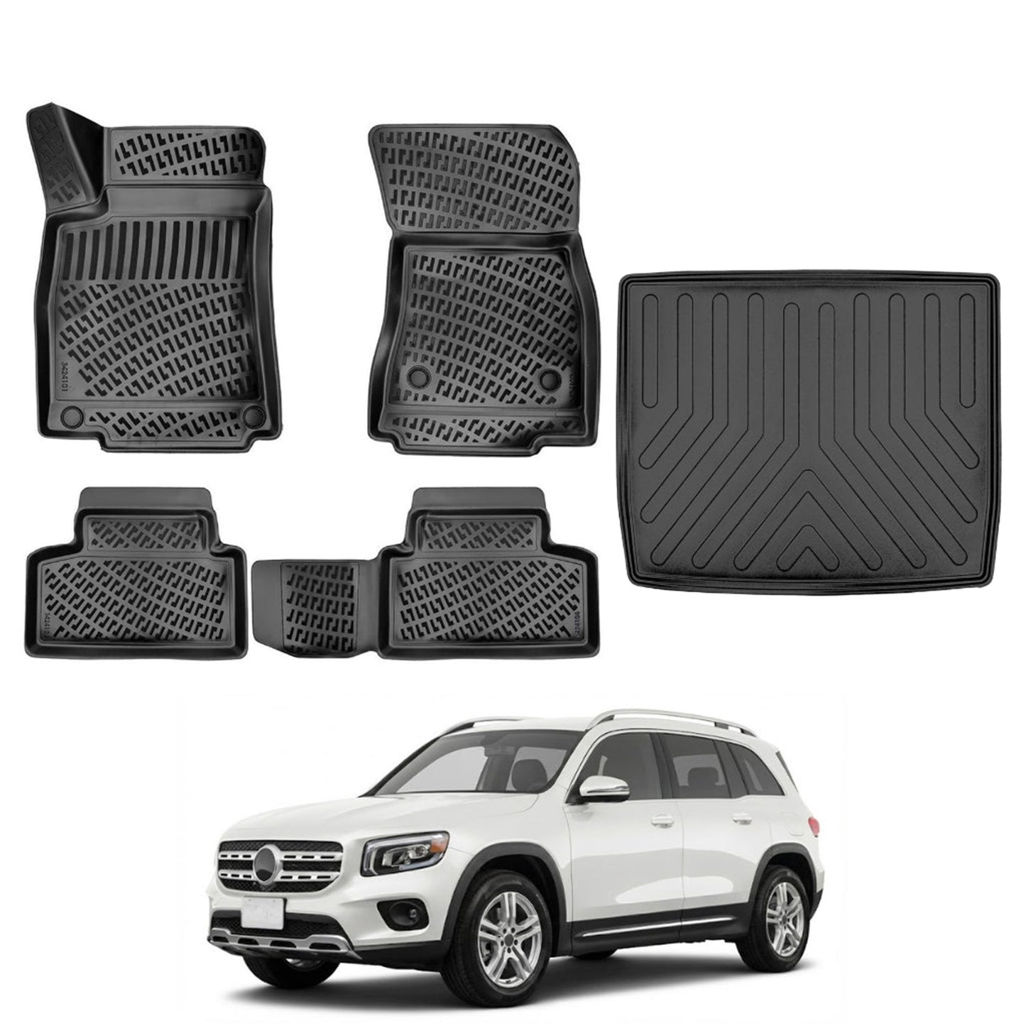 Mercedes GLB Floor Mats and Cargo Liner 2019-2026 - Auto Accessory