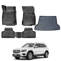 Mercedes GLB Floor Mats and Cargo Liner 2019-2026, All Weather TPE Front, Rear & Cargo Set