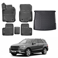 Mercedes ML Class W166 Floor Mats and Cargo Liner 2012-2015