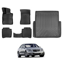 Mercedes S Class W221 Floor Mats and Cargo Liner 2006-2013 - Auto Accessory