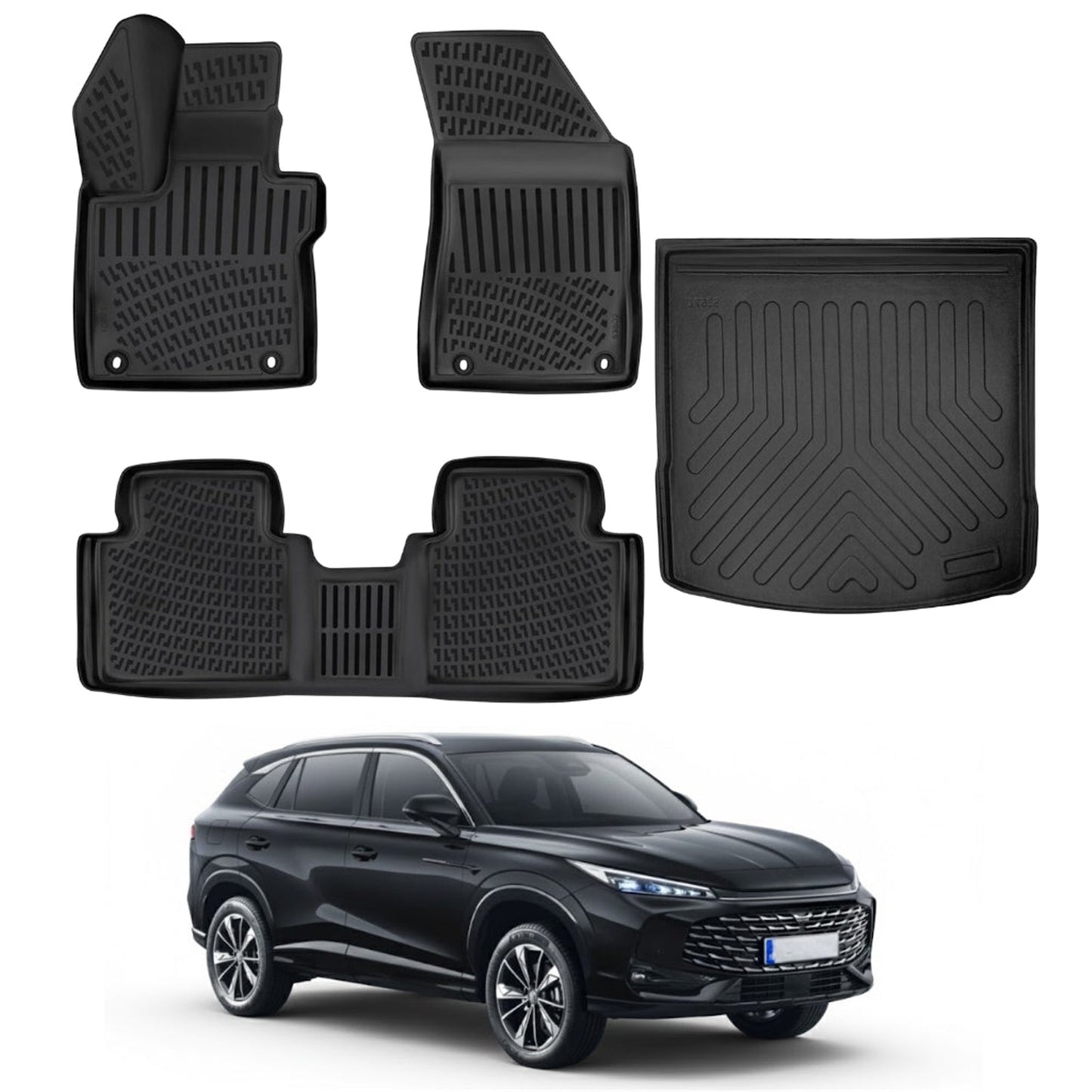 MG HS Floor Mats and Cargo Liner 2024-2026 - Auto Accessory