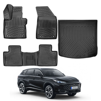 MG HS Floor Mats and Cargo Liner 2024-2026, All Weather TPE Front, Rear & Cargo Set