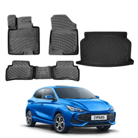 MG MG3 Floor Mats and Cargo Liner 2024-2026, All Weather TPE Front, Rear & Cargo Set