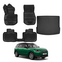 Mini Countryman U25 Floor Mats and Cargo Liner 2024-2026, All Weather TPE Front, Rear & Cargo Set