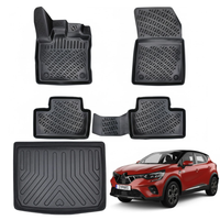 Mitsubishi ASX Floor Mats and Cargo Liner 2023-2026, All Weather TPE Front, Rear & Cargo Set