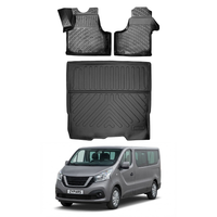 Nissan NV300/Primastar Floor Mats and Cargo Liner 2016-2026, All Weather TPE Front, Rear & Cargo Set