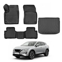 Nissan Qashqai Floor Mats and Cargo Liner 2022-2026 - Auto Accessory SKU: 4797