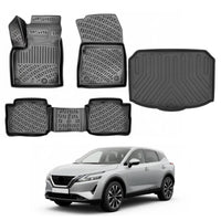 Nissan Qashqai Floor Mats and Cargo Liner 2022-2026 - Auto Accessory SKU: 4798