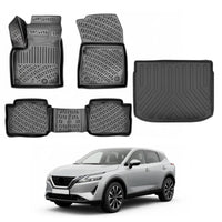 Nissan Qashqai Floor Mats and Cargo Liner 2022-2026 - Auto Accessory SKU: 4799