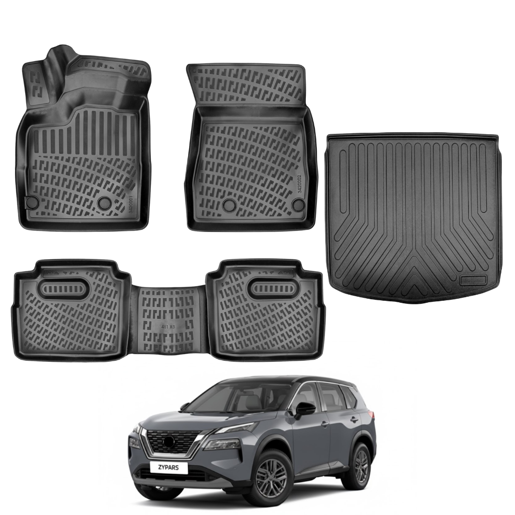 Nissan X-Trail Floor Mats and Cargo Liner 2022-2026 | Ehiltek Shop