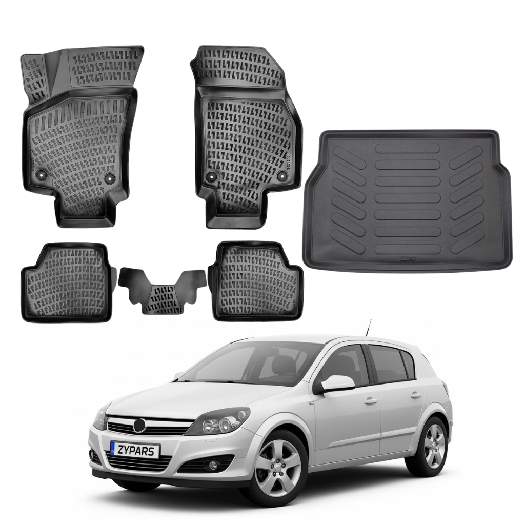 Opel Astra H Floor Mats and Cargo Liner 2004-2009